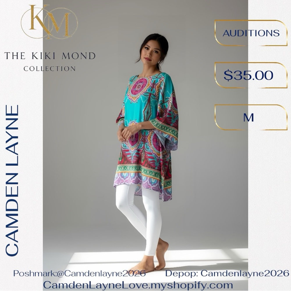 Auditions Multicolor Tunic Blouse